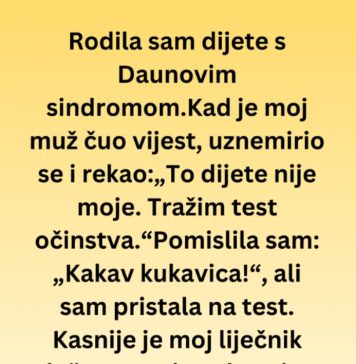 Čim je moj muž čuo vijest,problijedio je,postao je jako nervozan…