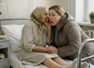 Moj muž je ležao u bolnici sa slomljenom nogom, a u susjednoj sobi bila je starija žena sa istom povredom. Postalo mi je žao nje, pa sam počela donositi hranu tri puta dnevno 😢 Prije otpusta, starica me iznenada uhvatila za ruku i tiho mi šapnula nešto što me šokiralo 😨😱