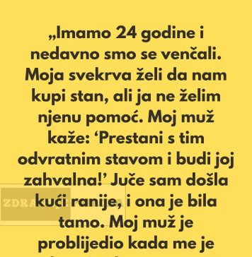 „Moja kontrol-frik svekrva vodi naš brak, a moj muž joj to dozvoljava.“