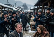 Šutnuo je moju korpu sa vunenim čarapama jer mu je smetala, a kada je video šta je ispalo iz nje, gradonačelnik je počeo da plače kao dete