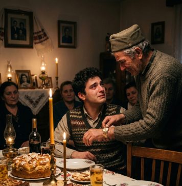 Domaćin je deset godina ostavljao praznu stolicu na čelu slavskog stola, a kada je nepoznati mladić pokucao na vrata sa očevim satom, pesma je u sekundi zamrla