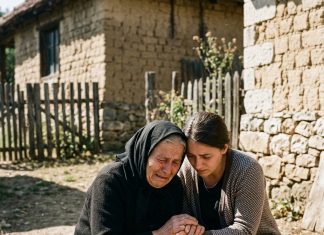 Urlala sam na snaju usred dvorišta dok je celo selo virilo kroz tarabe, a onda je ona izvukla pismo koje je moj pokojni muž krio 30 godina u starom jastuku