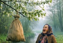 Jedna starica je među granama pronašla misteriozni paket. Pogledala je unutra, ali čim je vidjela sadržaj, nije mogla da ostane mirna i počela je bježati, potpuno prestravljena… 😲😲😲
