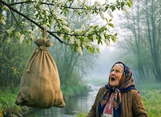 Jedna starica je među granama pronašla misteriozni paket. Pogledala je unutra, ali čim je vidjela sadržaj, nije mogla da ostane mirna i počela je bježati, potpuno prestravljena… 😲😲😲