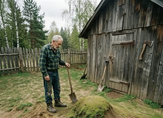 😲😲😲 Punih 10 godina je ignorisao čudno brdo iza svoje štale… sve dok jednog dana nije uzeo lopatu i shvatio da je cijelo vrijeme hodao pored nečega što je trebalo ostati zakopano.