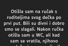 “Otišla sam na ručak s roditeljima svog dečka po prvi put…”