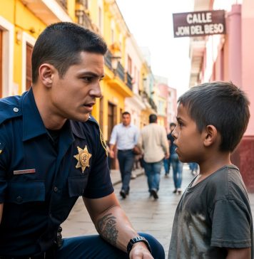 SIROČE UGLEDALO TETOVAŽU POLICAJCA I REKLO: “MOJ TATA JE IMAO ISTU”… I POLICAJAC SE SLEDIO