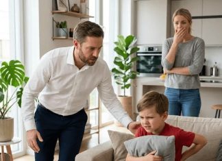 Razvedeni otac pokupio je svog šestogodišnjeg sina i shvatio da jedva može da sedne — dok šapat kroz suze kod kuće nije otkrio tajnu skrivanu predugo