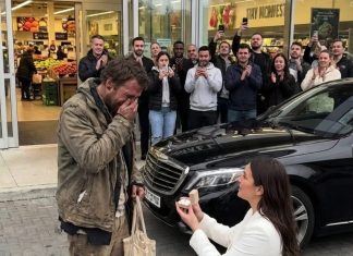 Samohrana majka milionerka zaprosila je beskućnika u centru grada — ali njegov uslov je ostavio sve u šoku.