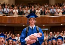 Smejali su se kada je moj sin na binu izneo novorođenče. Jedna žena je šapnula: “Sav na majku” — ali ono što je rekao posle pretvorilo je salu u tišinu