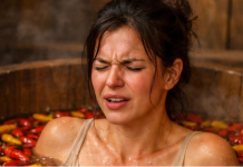 Udala sam se za čovjeka kojeg sam voljela, iz bogate porodice, ali nakon prve bračne noći natjerali su me da se kupam u vodi sa crvenom ljutom paprikom: to je trajalo skoro mjesec dana, sve dok jednog dana nisam odlučila saznati razlog tog čudnog rituala – bila sam u potpunom šoku 😱😱