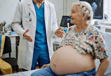 Šezdesetšestogodišnja Larisa otišla je kod ginekologa tvrdeći da je u devetom mesecu trudnoće – ali kada ju je lekar pregledao, zatekao je nešto što ga je užasnulo 😨😱