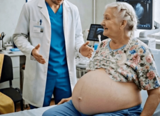 Šezdesetšestogodišnja Larisa otišla je kod ginekologa tvrdeći da je u devetom mesecu trudnoće – ali kada ju je lekar pregledao, zatekao je nešto što ga je užasnulo 😨😱