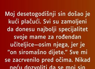 Moj desetogodišnji sin došao je kući plačući…” Moj desetogodišnji sin došao je kući plačući…” - featured image