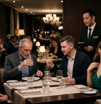 Moja supruga i ja izašli smo na večeru sa kćerkom i njenim mužem u jedan otmjeni restoran za Dan očeva. Moja zet je pogledao konobara, pokazao rukom prema meni i hladno rekao: „Račun podijelite. Mi ne plaćamo za njega.“ Moja kćerka je to čula — i samo je skrenula pogled, popravljajući svoju skupocjenu ogrlicu Moja supruga i ja izašli smo na večeru sa kćerkom i njenim mužem u jedan otmjeni restoran za Dan očeva. Moja zet je pogledao konobara, pokazao rukom prema meni i hladno rekao: „Račun podijelite. Mi ne plaćamo za njega.“ Moja kćerka je to čula — i samo je skrenula pogled, popravljajući svoju skupocjenu ogrlicu - featured image