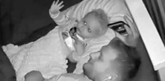 Beba je iz kreveta uporno mahala nekome- Kada je otac odlucio da vidi snimke sledio se i umro od straha Beba je iz kreveta uporno mahala nekome- Kada je otac odlucio da vidi snimke sledio se i umro od straha - featured image