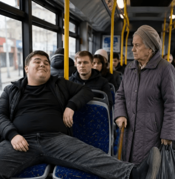 U autobusu bahati mladić ne samo da je odbio ustupiti mjesto starijoj ženi, već je demonstrativno stavio nogu na sjedište — ali ovakvu kaznu sigurno nije očekivao 😨😱