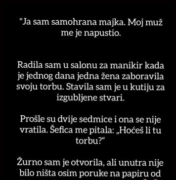 “Ja sam samohrana majka…” “Ja sam samohrana majka…” - featured image