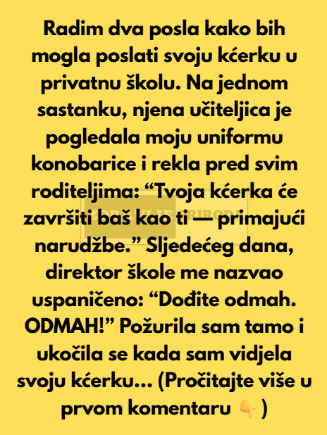ISPOVIJEST SAMOHRANE MAJKE: “Radim dva posla da bih kćerki omogućila bolji život, ali ona želi nešto drugo” - featured image ISPOVIJEST SAMOHRANE MAJKE: “Radim dva posla da bih kćerki omogućila bolji život, ali ona želi nešto drugo” - featured image
