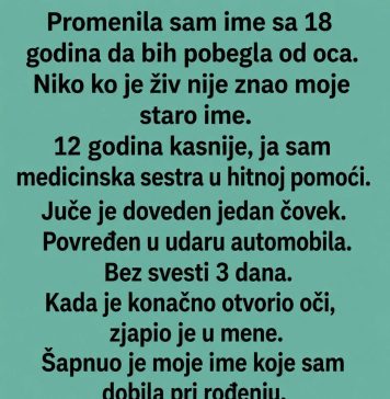 Sa 18 godina promenila je ime da pobegne od prošlosti: 12 godina kasnije nepoznati pacijent izgovorio je ime za koje je verovala da više niko ne zna