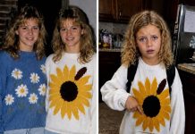 Moja sestra blizanka nestala je u svom džemperu sa suncokretom na naš 16. rođendan 1986. – 40 godina kasnije, moja unuka došla je kući noseći ga… i rekla: “Dala mi ga je čistačica škole” Moja sestra blizanka nestala je u svom džemperu sa suncokretom na naš 16. rođendan 1986. – 40 godina kasnije, moja unuka došla je kući noseći ga… i rekla: “Dala mi ga je čistačica škole” - featured image