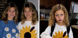 Moja sestra blizanka nestala je u svom džemperu sa suncokretom na naš 16. rođendan 1986. – 40 godina kasnije, moja unuka došla je kući noseći ga… i rekla: “Dala mi ga je čistačica škole” Moja sestra blizanka nestala je u svom džemperu sa suncokretom na naš 16. rođendan 1986. – 40 godina kasnije, moja unuka došla je kući noseći ga… i rekla: “Dala mi ga je čistačica škole” - featured image