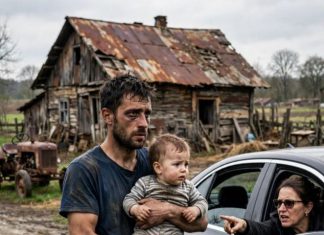Moja tetka je došla u blistavom Mercedesu samo nekoliko sati nakon što je deda umro i rekla mi da spakujem svoju troje dece i napustim farmu za tri dana. Ali ona nije znala šta sam radila u toj staroj štali svake nedelje uveče posle crkve. Deda Harold je bio mrtav manje od pet sati kada me je škripa guma po šljunku naterala da podignem pogled sa kuhinjske sudopere. Gledala sam kroz prozor ka crvenoj štali gde me je učio da muzem krave kada sam imala sedam godina. Ruke su mi se još uvek tresle od poziva iz bolnice. Onda sam ugledala srebrni SUV.