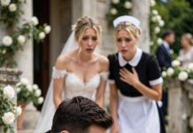 „KADA VI OTIĐETE, VAŠA VERENICA RASPLAČE MOJU MAMU”… TROGODIŠNJA ĆERKA SLUŽAVKE NATERALA JE MILIONERA DA ZAUSTAVI SVADBU DEO 1 Kapela na imanju bila je puna. Više od 300 gostiju čekalo je dok je kvartet svirao pored oltara, a fotografi tražili najbolji ugao. Napolju, Alejandro Ferrer, vlasnik lanca luksuznih hotela u Meksiku, smešio se uveren da je na nekoliko minuta od venčanja sa savršenom ženom. Tada je jedna mala ručica povukla rukav njegovog sakoa. Bila je to Lupita, trogodišnja ćerka Marisol, jedne od radnica u kući. Devojčica je imala vlažne oči i čvrsto je stezala platnenu lutku uz grudi. — Gospodine Alejandro… kada vi odete, gospođica Camila povređuje moju mamu. Alejandro se sagnuo, iznenađen. Pomislio je da je mala pomešala ukor sa nečim ozbiljnijim. Camila Robles, njegova verenica, uvek je delovala ljubazno, elegantno i pažljivo prema svima. — Šta želiš da kažeš, curice? Lupita je pogledala prema dvorcu i spustila glas. — Steže joj ruku. Baca joj stvari. Govori joj da kada se uda za vas, moja mama više neće imati kuću.
