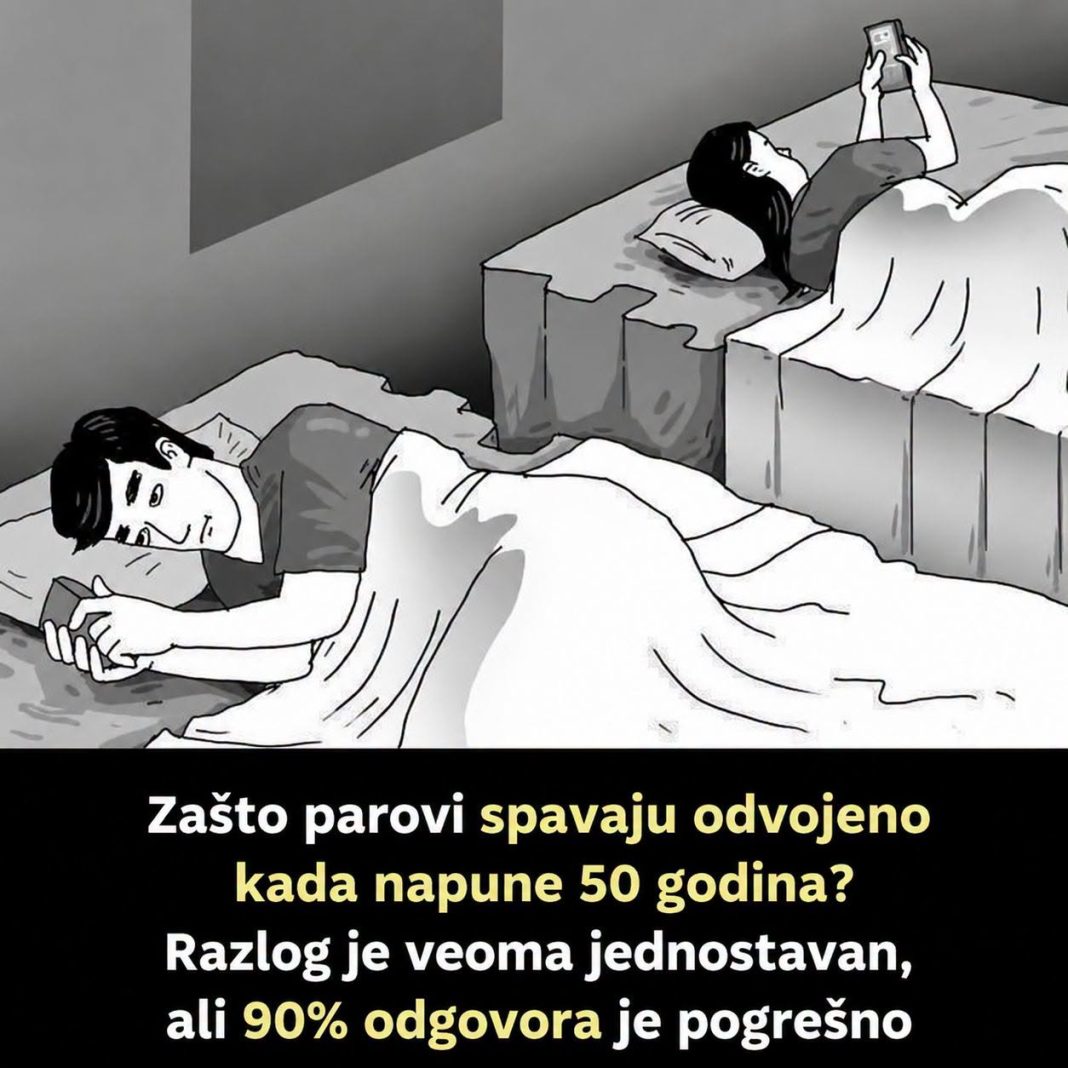 Da li parovi treba da spavaju odvojeno nakon 50. godine: prednosti, rizici i mišljenje stručnjaka - featured image Da li parovi treba da spavaju odvojeno nakon 50. godine: prednosti, rizici i mišljenje stručnjaka - featured image