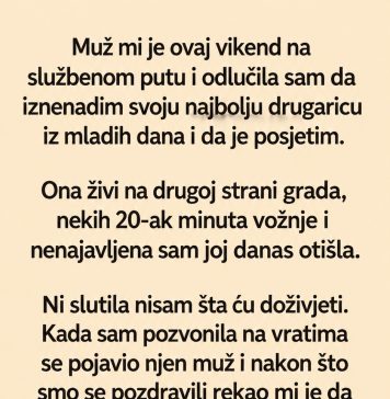 Otišla sam nenajavljeno kod najbolje prijateljice, a njen muž me pozvao da je sačekam: Ono što sam ugledala u dnevnoj sobi promijenilo je sve Otišla sam nenajavljeno kod najbolje prijateljice, a njen muž me pozvao da je sačekam: Ono što sam ugledala u dnevnoj sobi promijenilo je sve - featured image
