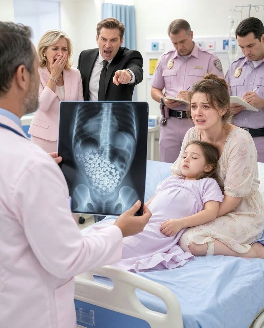 Moja petogodišnja kći ušla je u moju spavaću sobu u dva sata ujutro, jecajući i držeći se za trbuh: „Mama, u meni plivaju male ribice!” U hitnoj službi otkrili su 36 magneta, a moj suprug povikao je: „Što si joj, zaboga, učinila?” Nisam se prepirala. Izvadila sam mobitel i rekla policajcima da provjere snimku sigurnosne kamere u blagovaonici… Ni slutila nisam kojeg će člana naše obitelji ugledati na snimci. - featured image Moja petogodišnja kći ušla je u moju spavaću sobu u dva sata ujutro, jecajući i držeći se za trbuh: „Mama, u meni plivaju male ribice!” U hitnoj službi otkrili su 36 magneta, a moj suprug povikao je: „Što si joj, zaboga, učinila?” Nisam se prepirala. Izvadila sam mobitel i rekla policajcima da provjere snimku sigurnosne kamere u blagovaonici… Ni slutila nisam kojeg će člana naše obitelji ugledati na snimci. - featured image